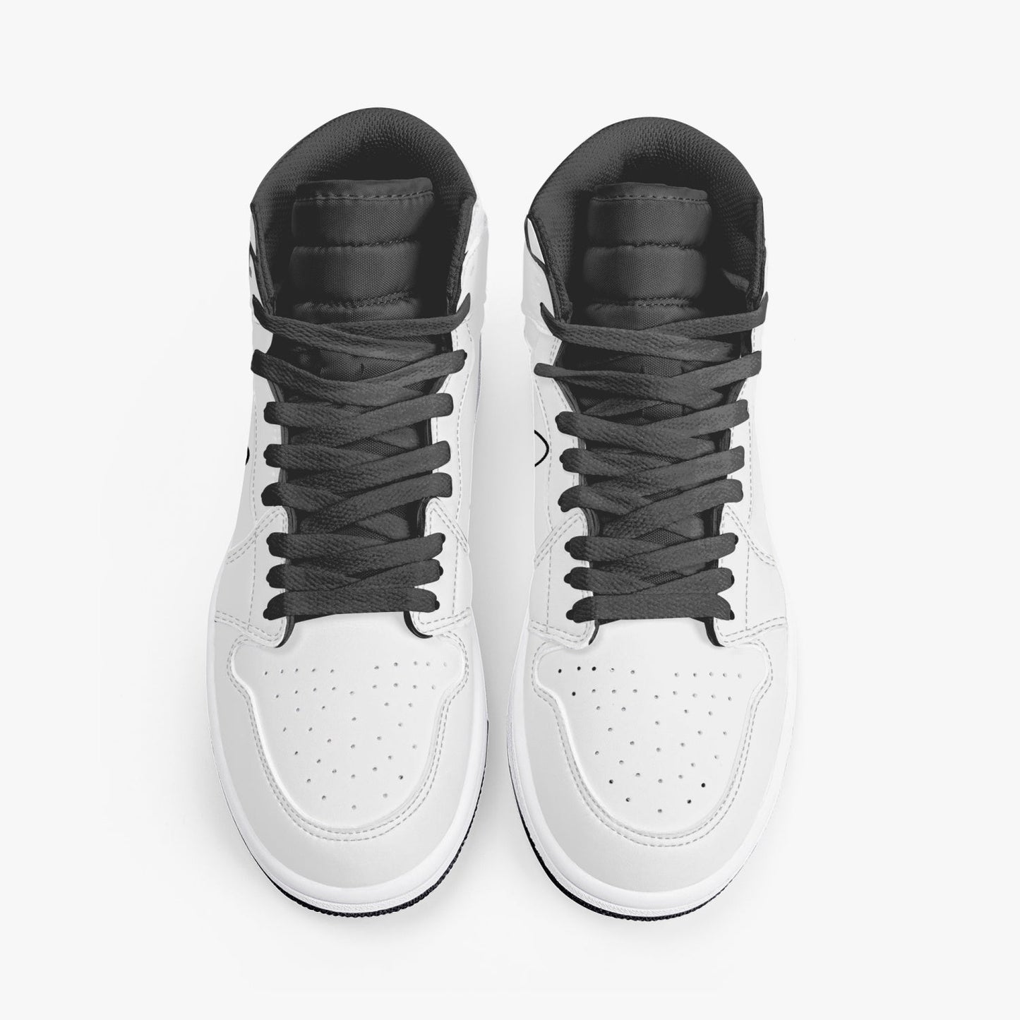 Jacki Easlick Luxury Egg High-Top Leather Sneakers